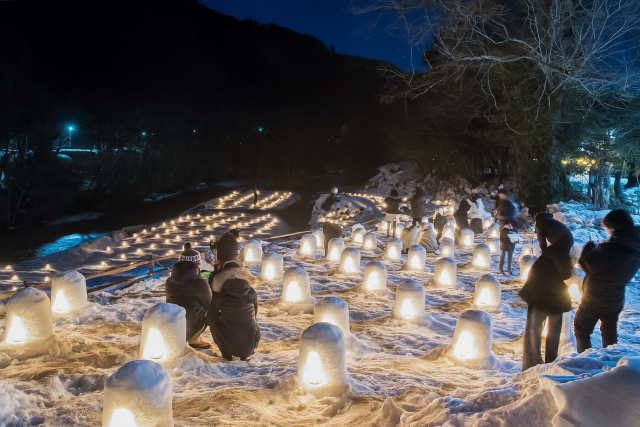 湯西川温泉　かまくら祭